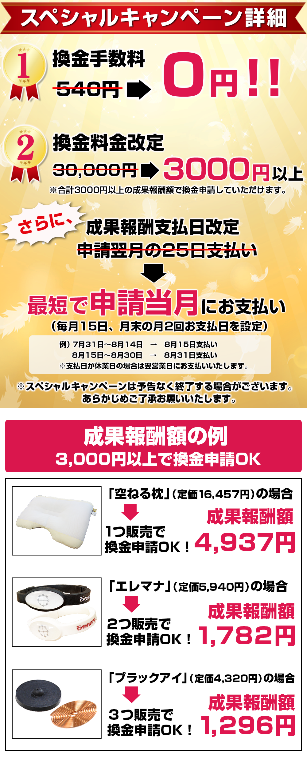 追加キャンペーン